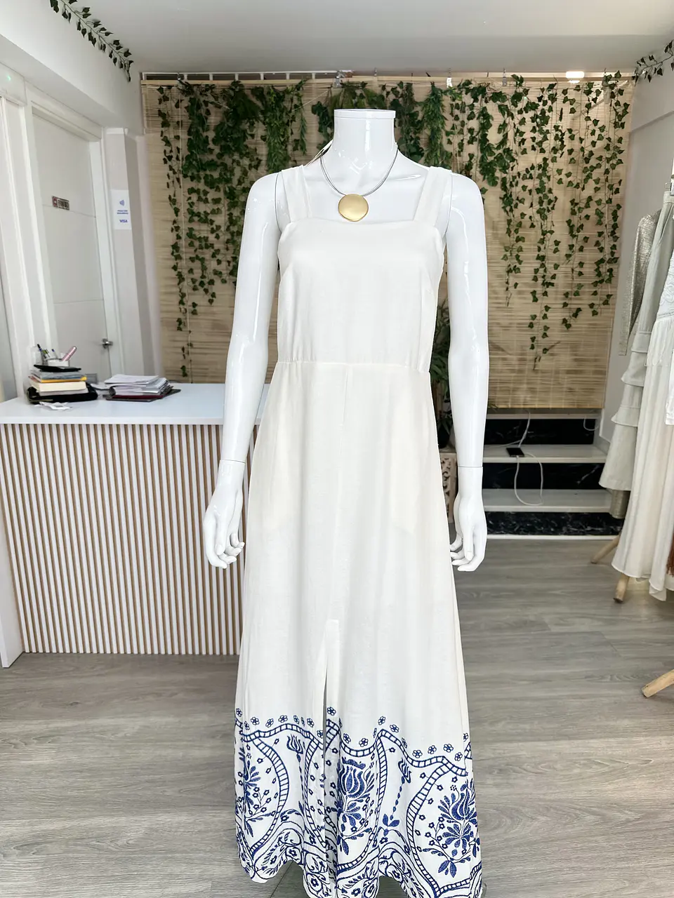 Vestido Bordado Blue  10