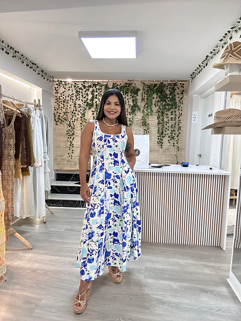 Vestido Estampado Floral 