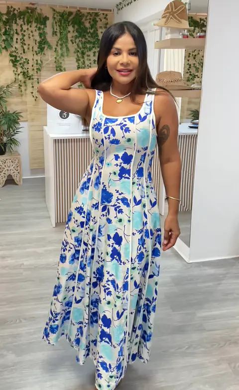 Vestido Estampado Floral 