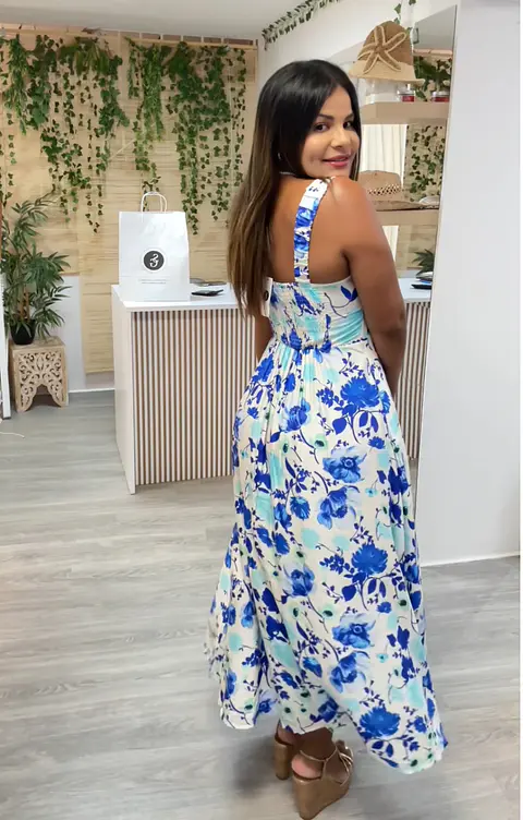 Vestido Estampado Floral 