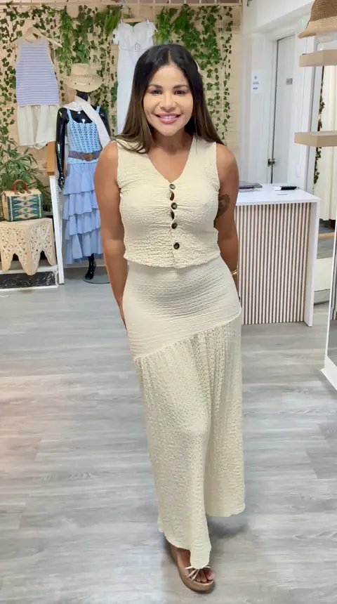 Falda Arrugada 