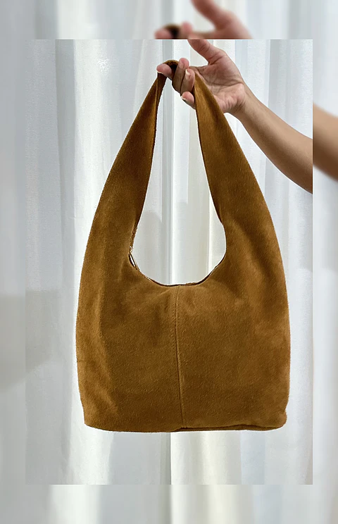 Bolso de Ombro Camel 
