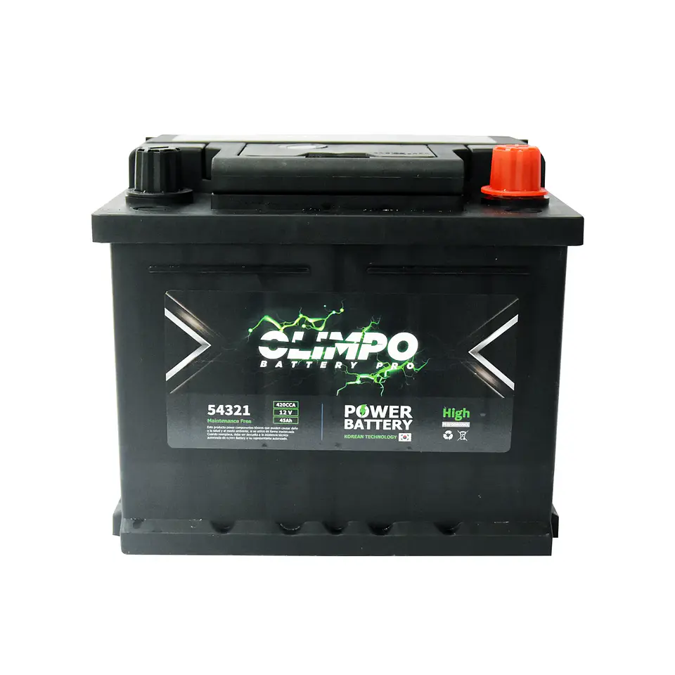 Bateria 45AH Olimpo 54321 CCA 420 (- +) 1