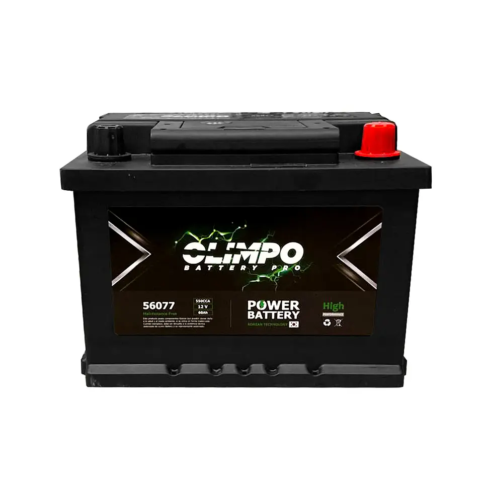 Bateria 60AH Olimpo 56077 CCA 550(- +) 1