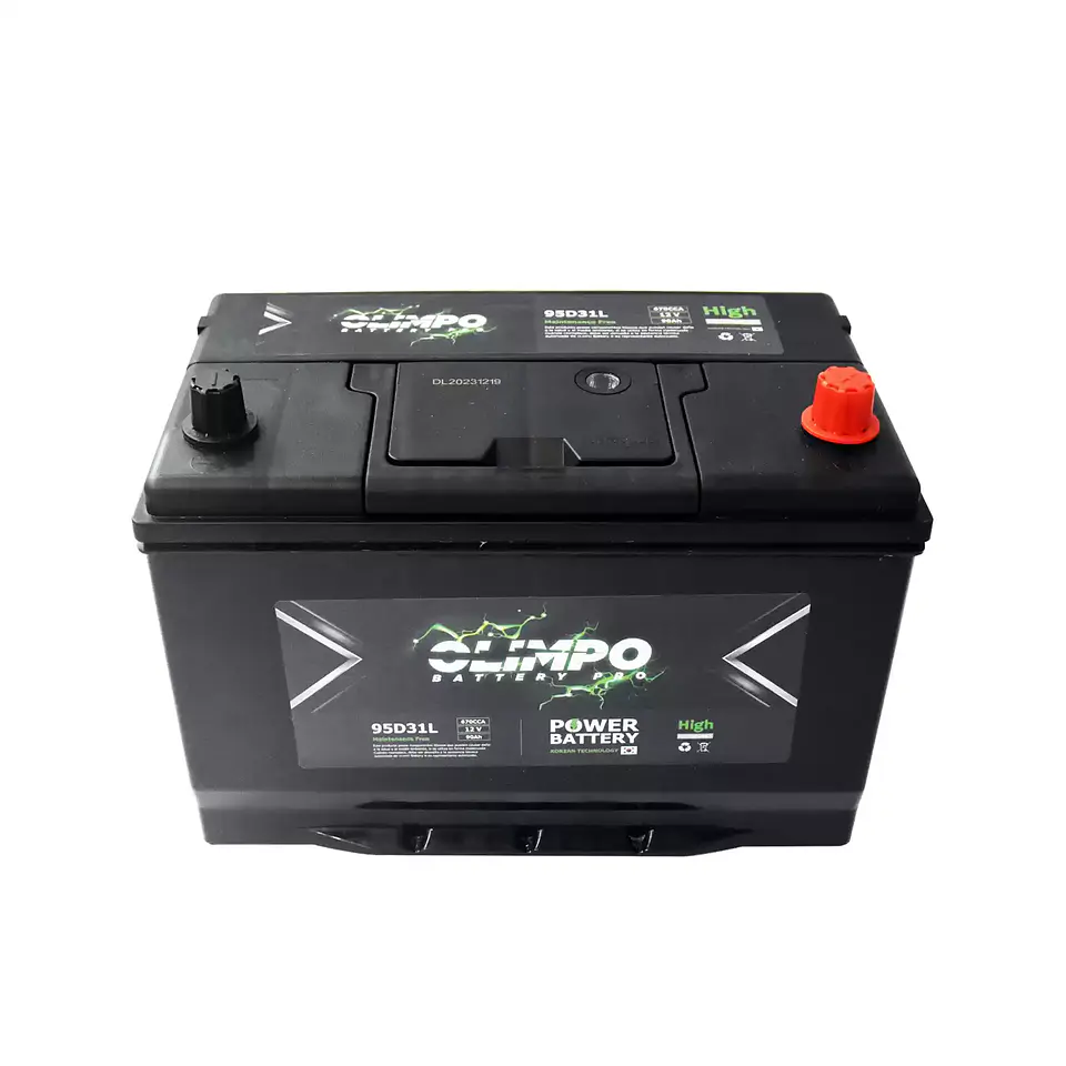Bateria 90AH Olimpo 95D31L CCA 670(- +) 1