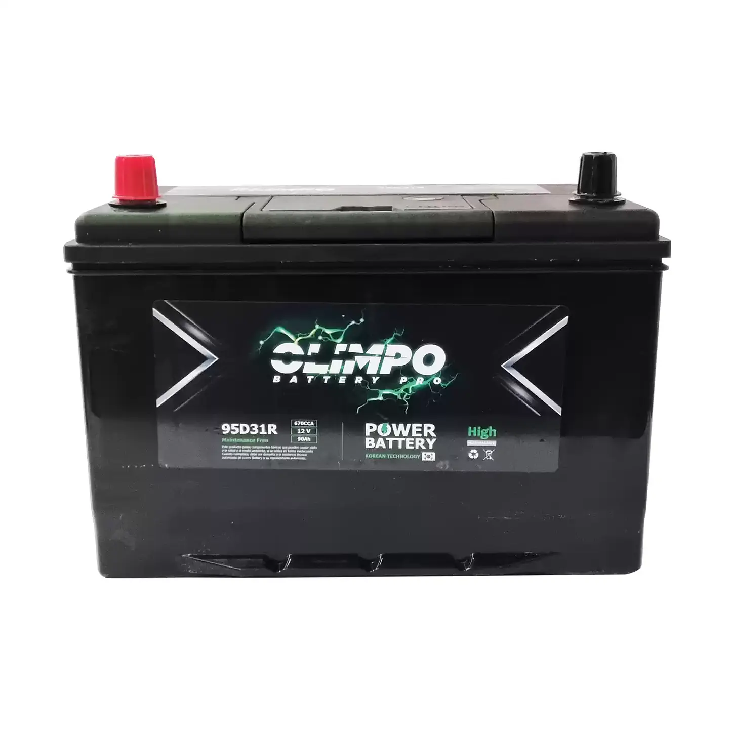 Bateria 90AH Olimpo 95D31R CCA 670(+ -) 1