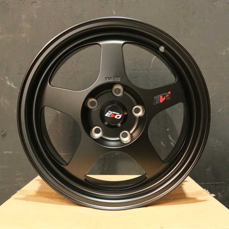 FF0167545MATTBLACK Llanta Aro 16X7 5X114 Mb Et 35 1
