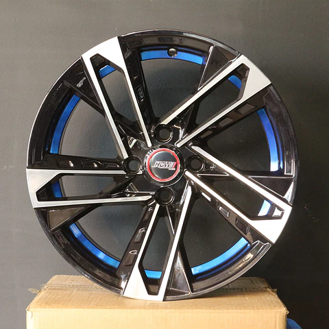 15CJCW39B Llanta Aro 15X7.5 4X100 Blue Et 10