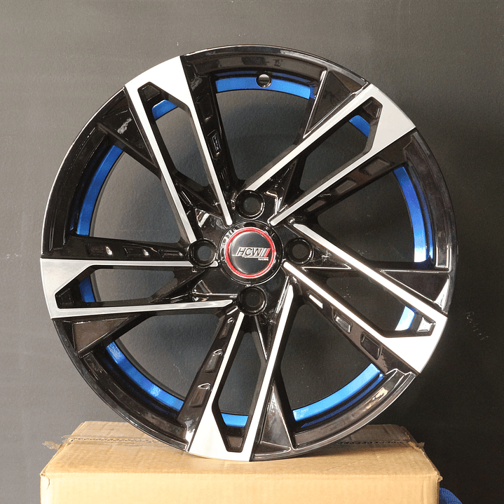 15CJCW39B Llanta Aro 15X7.5 4X100 Blue Et 10 1