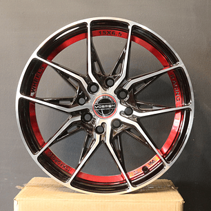 H8804561045MBUCRED Llanta Aro 15X6.5 4X100/114 Mbucred Et 38