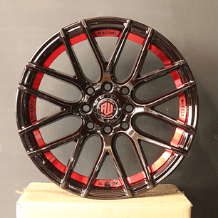 MOSES571045BUCRED Llanta Aro 15X7 4X100/114 Bucred Et 35