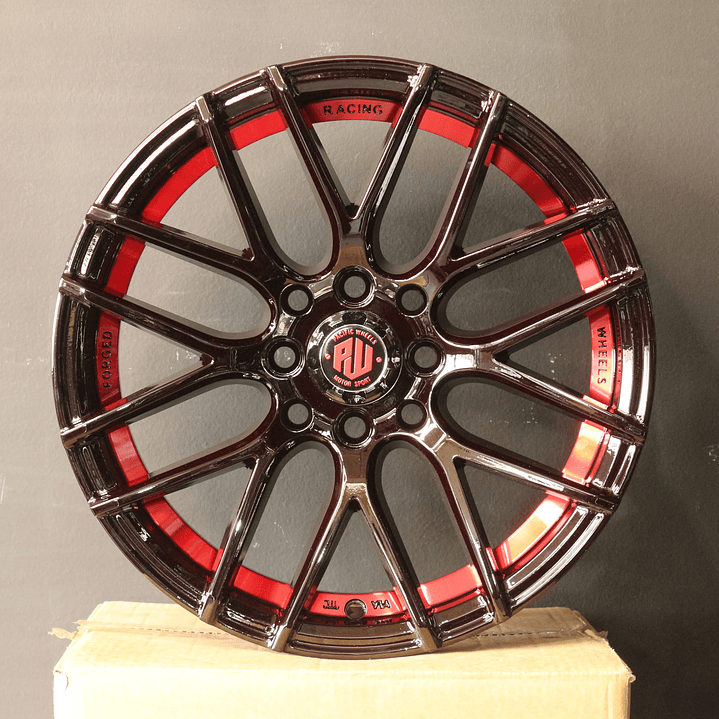 MOSES571045BUCRED Llanta Aro 15X7 4X100/114 Bucred Et 35 1