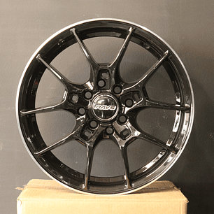 RAYS561045BLM Llanta Aro 15X6.5 4X100/114 Blm Et 40