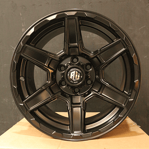 HAWLIFE68645MB Llanta Aro 16X8 6X114 Mattblack Et 0