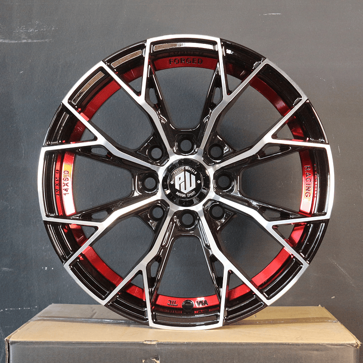 SUPE461045BMUCRED Llanta Aro 14X6 4X100/114 Bmucred Et 35 1