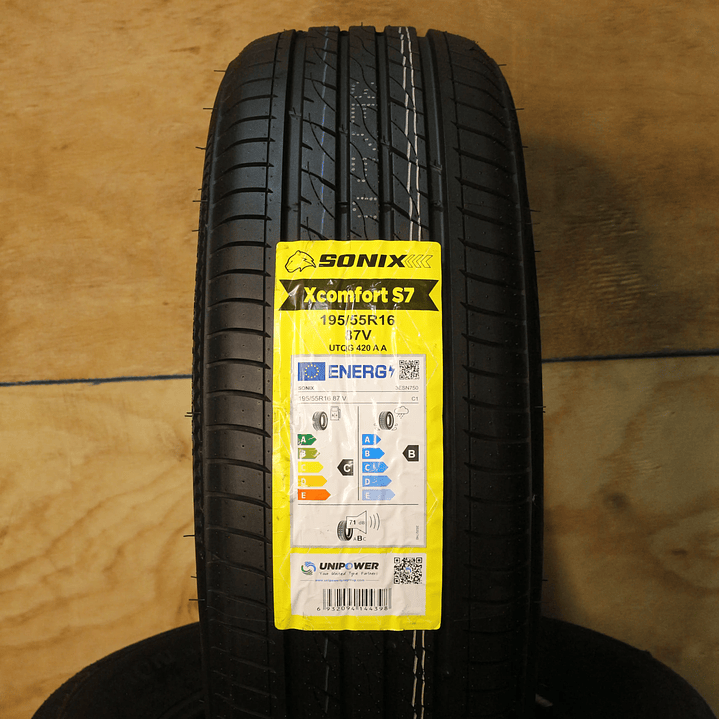 Neumático 195/55R16 87V SONIX XCOMFORT S7     1