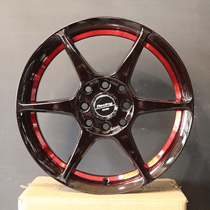 P1561045BUCRED Llanta Aro 15X6.5 4X100/114 Et 35 P1