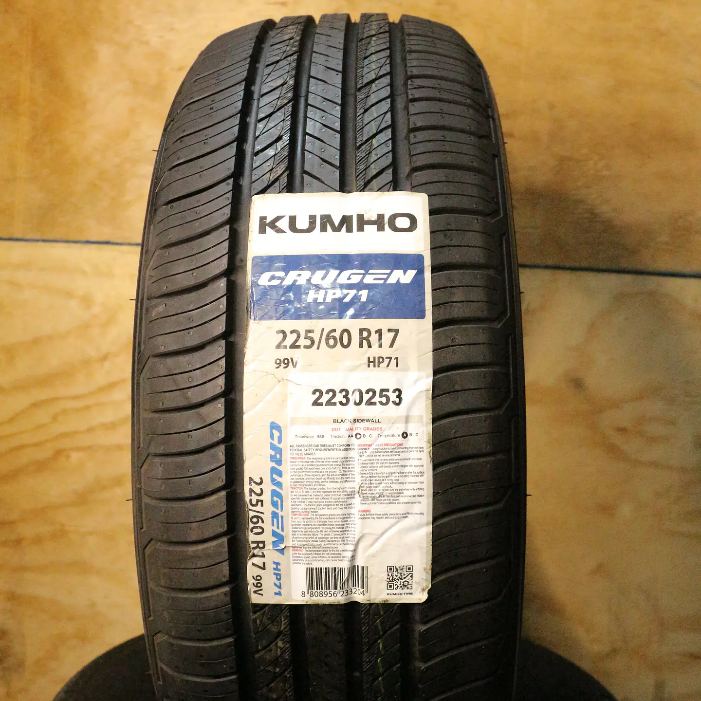 Neumático 225/60R17 KUMHO HP71 99V 1