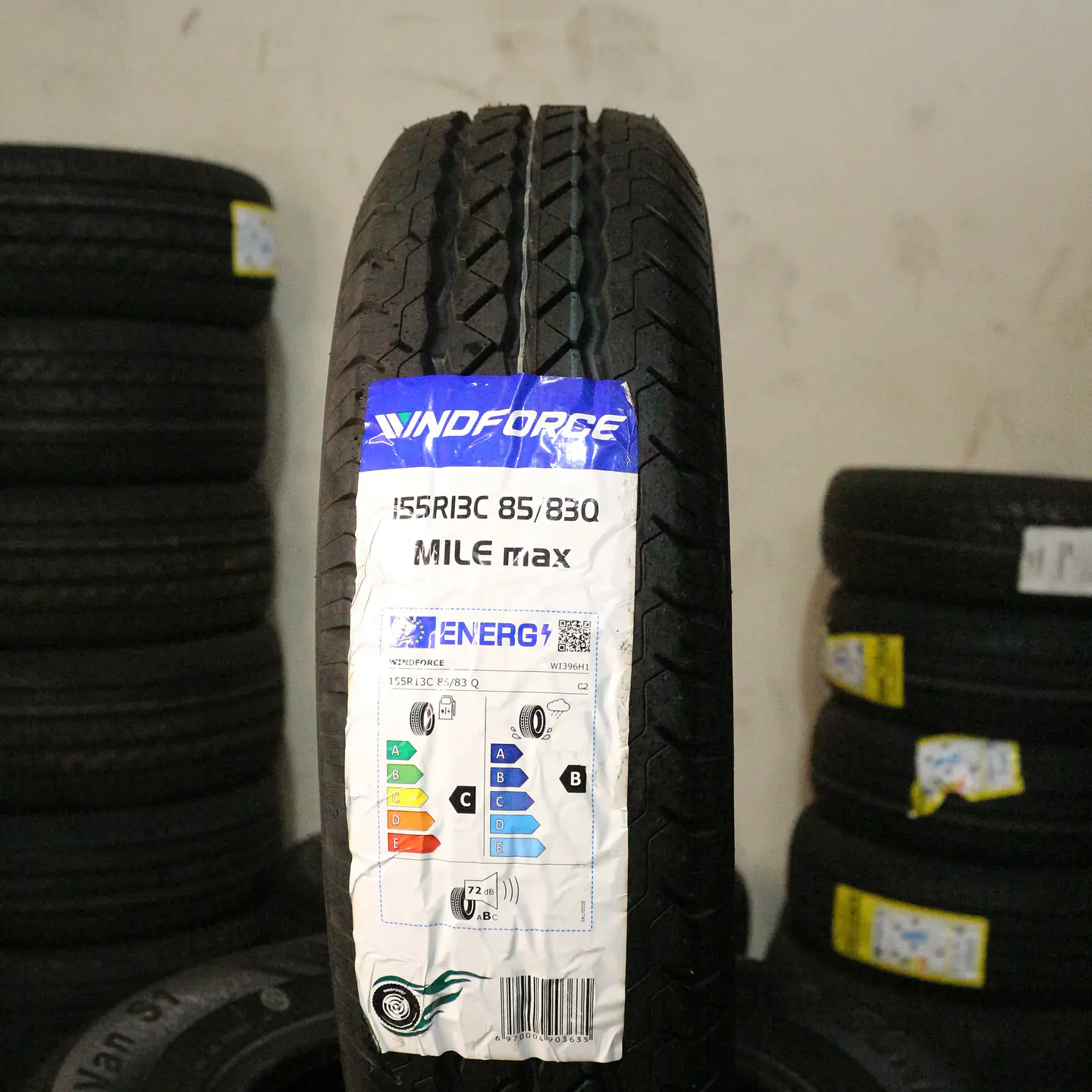 Neumático 155R13C WINDFORCE MILE MAX 83Q 1