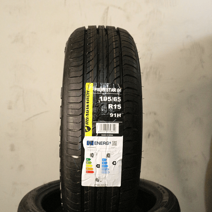 Neumático 195/65R15 ROADMARCH PRIMESTAR 66 LETRAS BLANCAS 91H 1