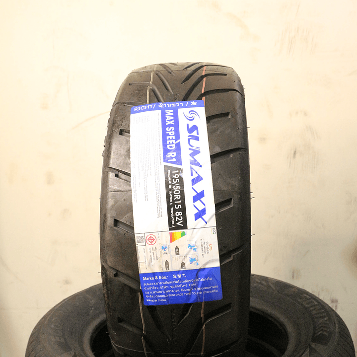 Neumático 195/50R15 SUMAXX MAX SPEED R1 DERECHO 82V 1