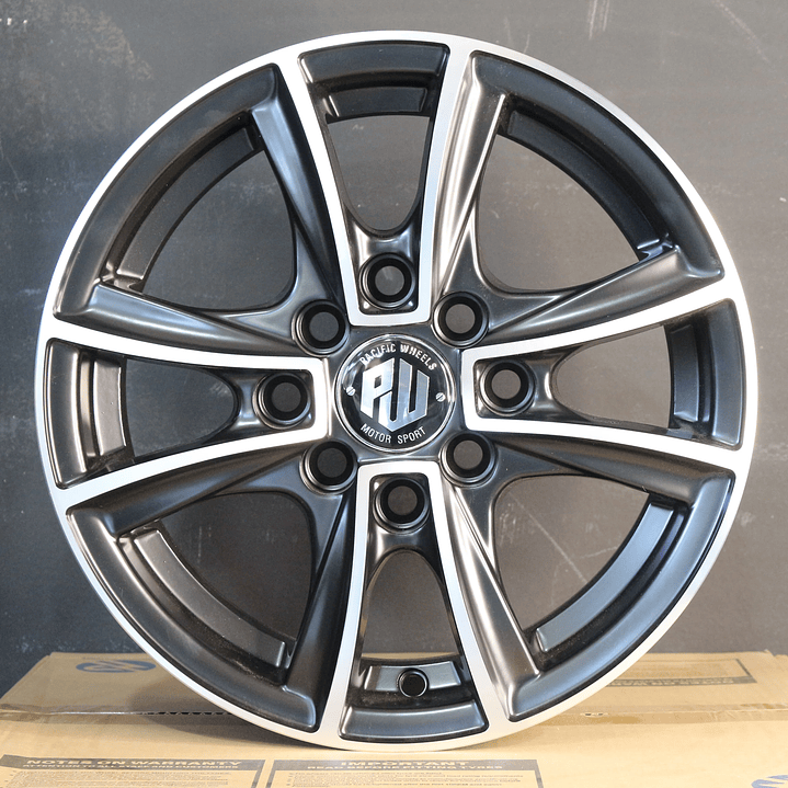 CRUZAD351045MBM Llanta Aro 13X5.5 4X100/114 Mbm Et 35 1