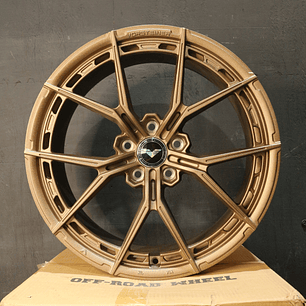 FF5298545BRONCE Llanta Aro 19X8.5 5X114.3 Ff52 Bronce Et 35