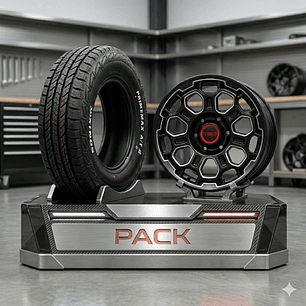 Pack TRD Llanta aro 17 6x139 + Neumaticos 265/65R17 SONIX AT + TUERCAS