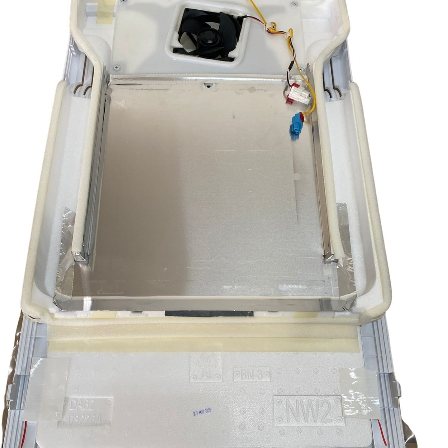 Cubierta del evaporador de alimentos frescos y conjunto de ventilador del refrigerador Samsung DA97-11823A 3