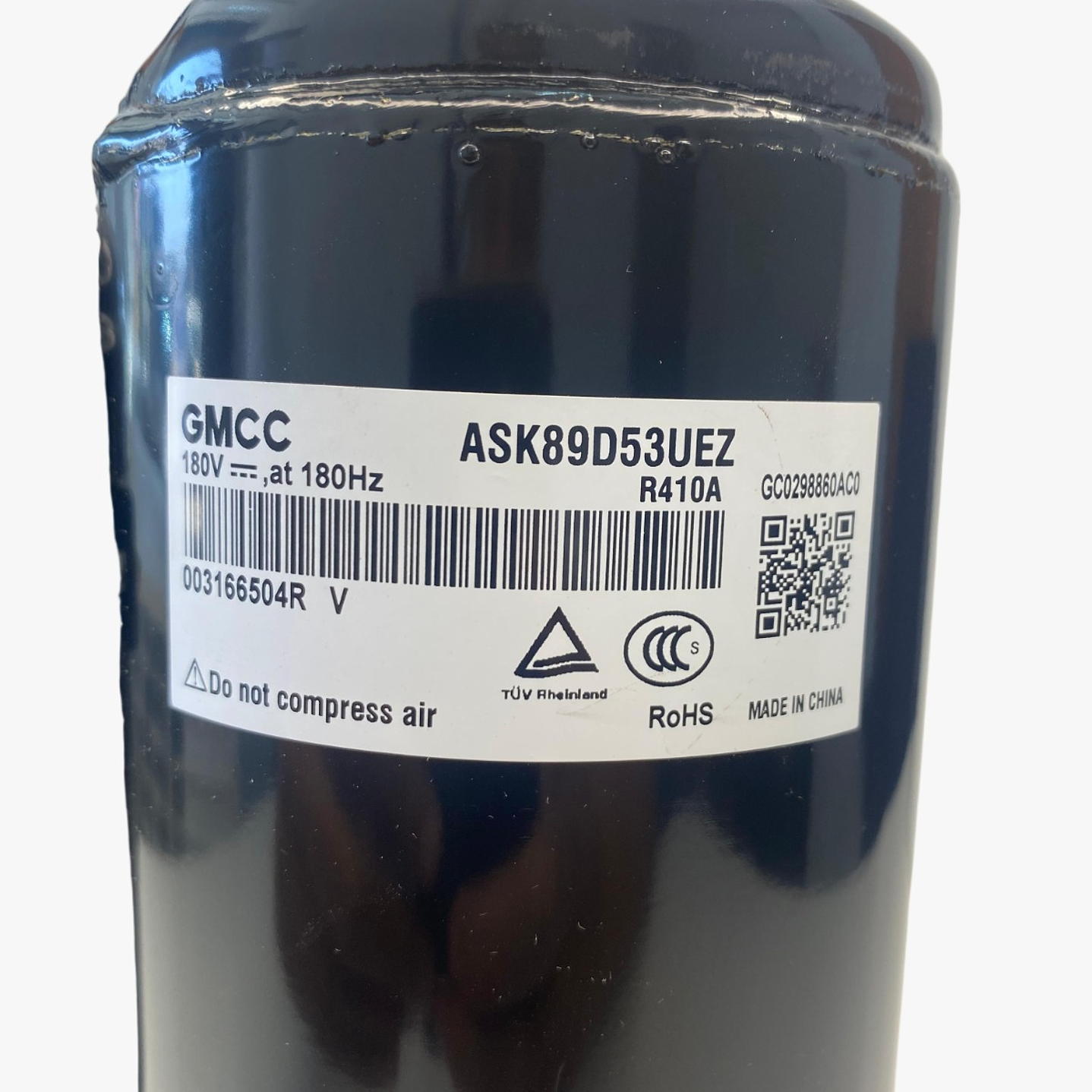 Compresor Hermético Rotativo Gmcc Ask89d53uez 6