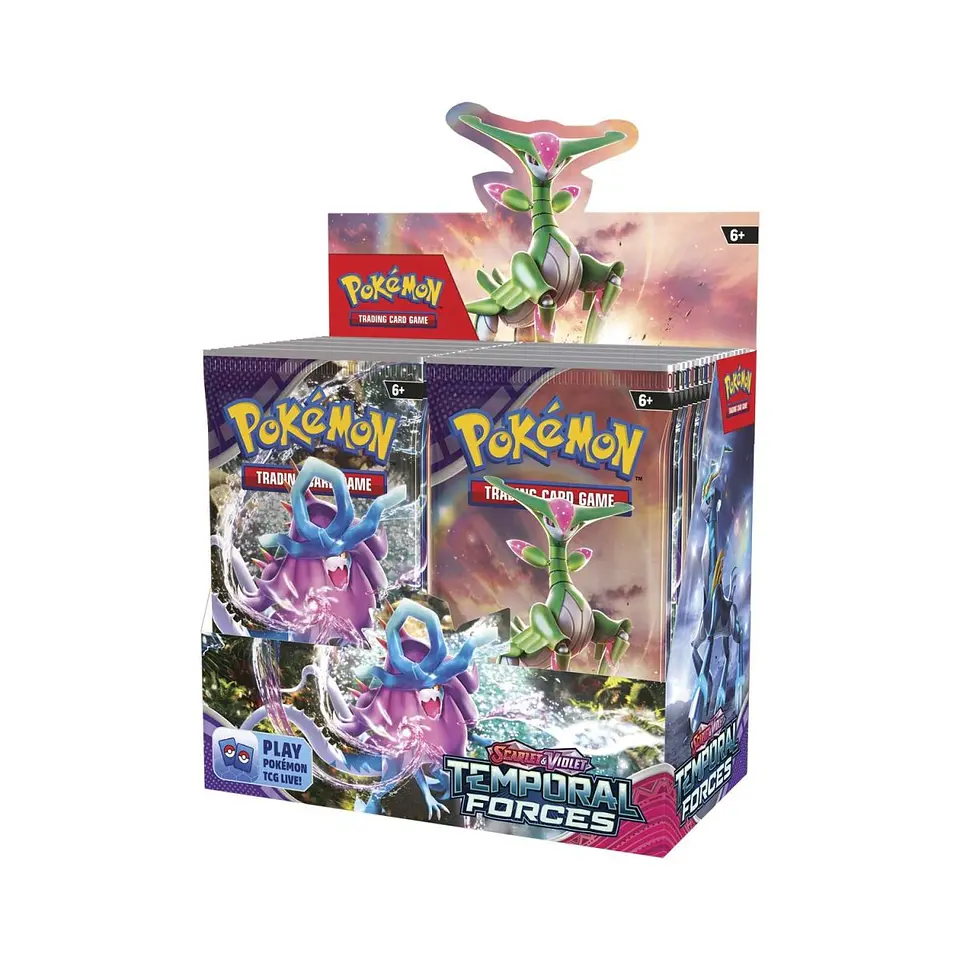 Juego Cartas Pokemon - Temporal Forces - Booster Box - Ingles 1