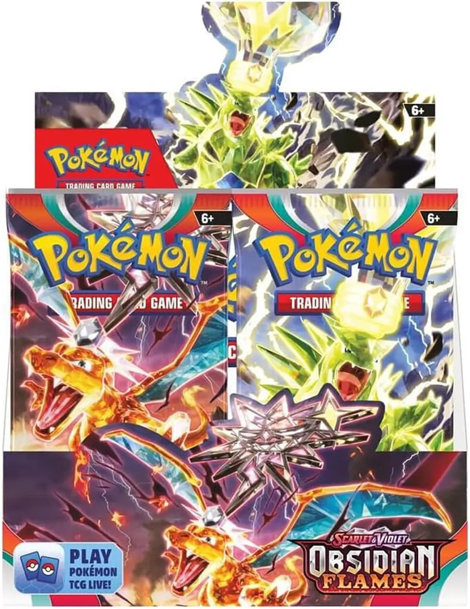 Juego cartas Pokemon Booster Box Obsidian Flames inglés 1
