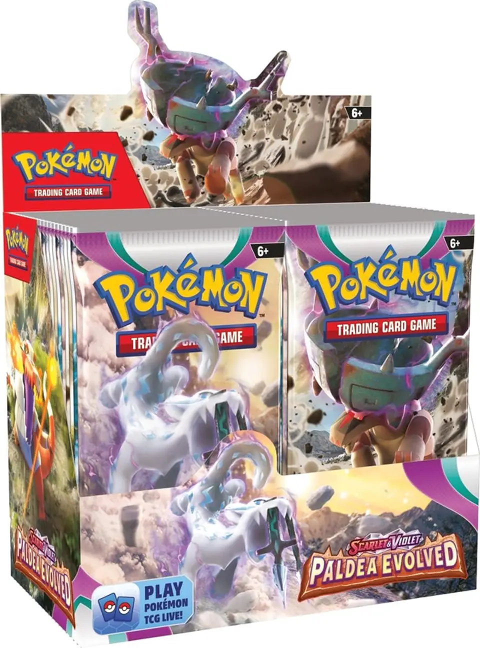 Juego cartas Pokemon Booster Box Paldea Evolved (Español) 1