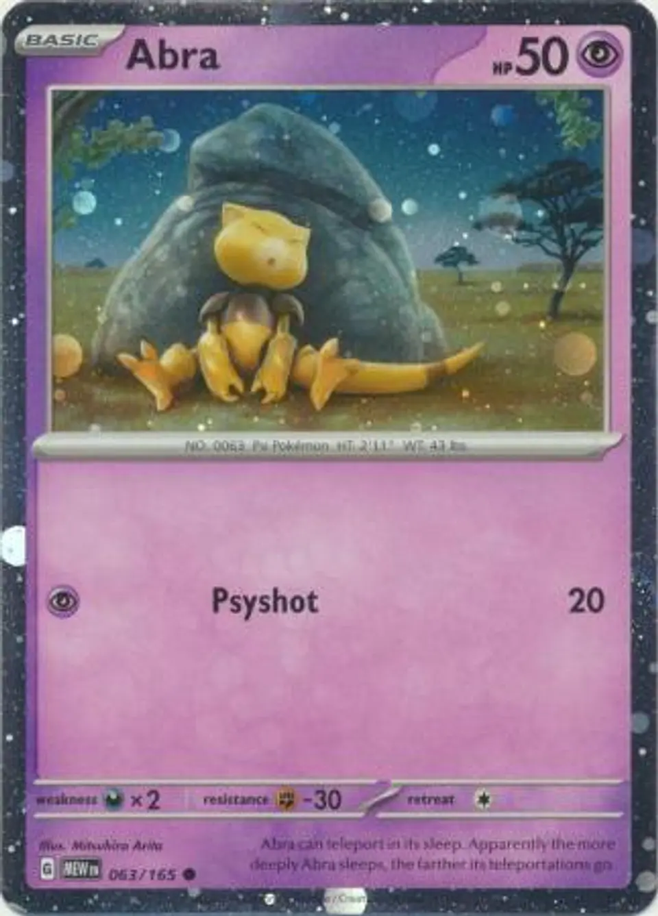 Abra - 063/165 - Holo Promo (Español) 1