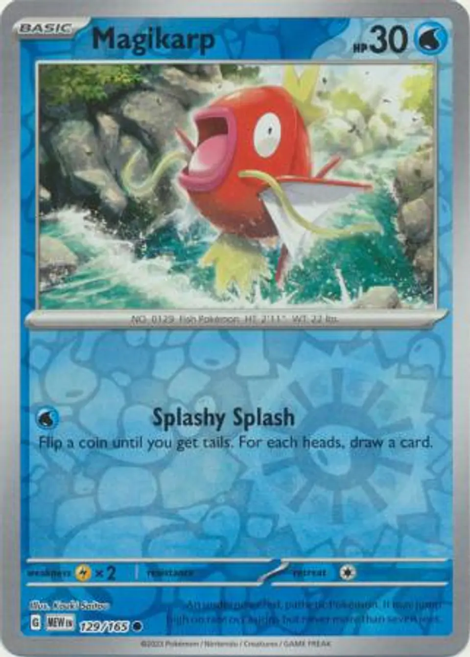 Magikarp - 129/165 - Common Reverse Holo 1