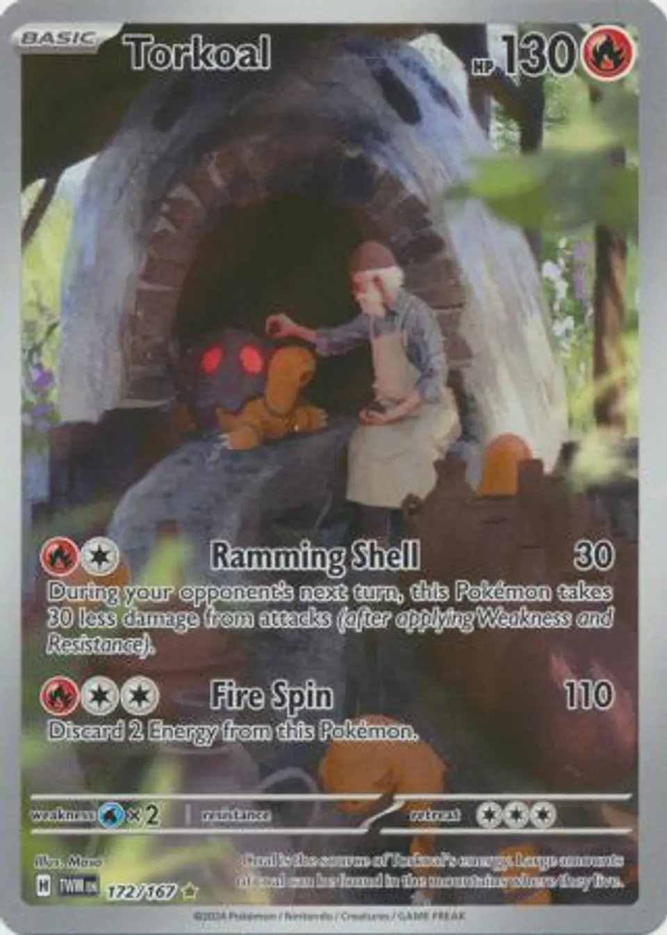 Torkoal - 172/167 - Illustration Rare 1