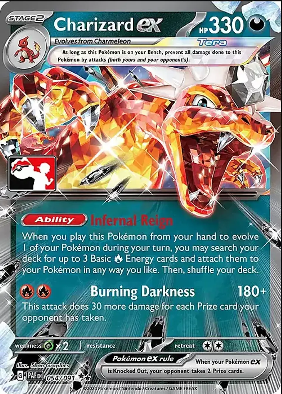 Charizard ex - Prize Pack Series Cards (Español) 1