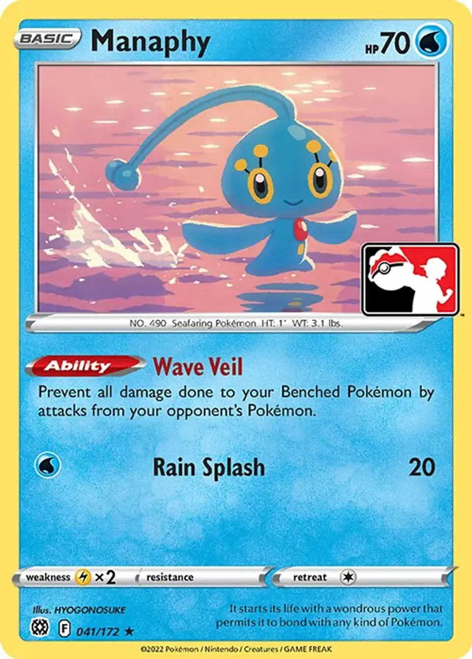 Manaphy - Prize Pack Series Cards (Español) 1