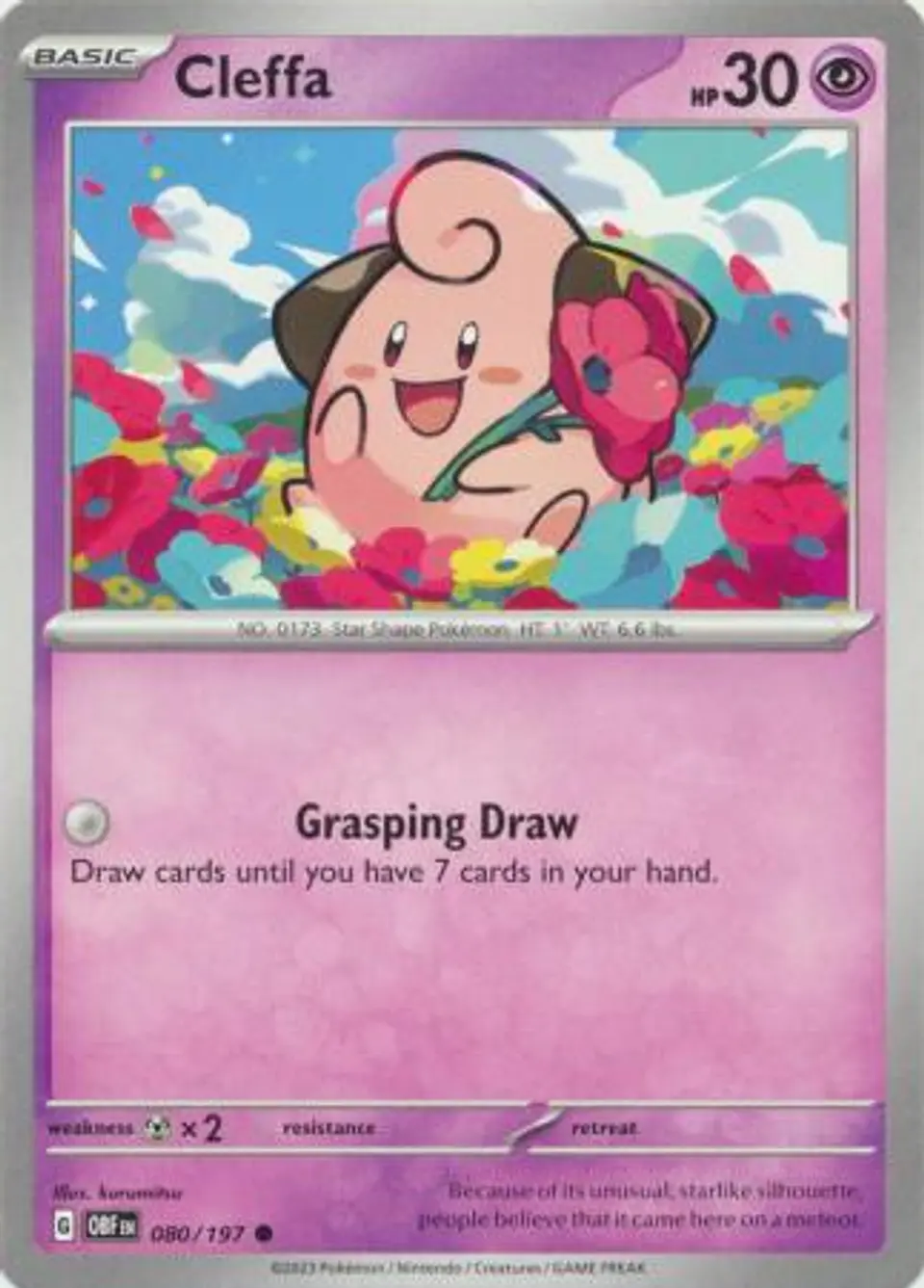 Cleffa - 080/197 - Common 1