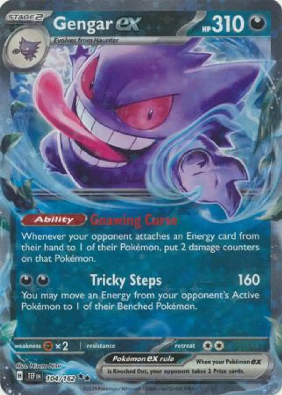 Gengar ex - 104/162 - Ultra Rare 1