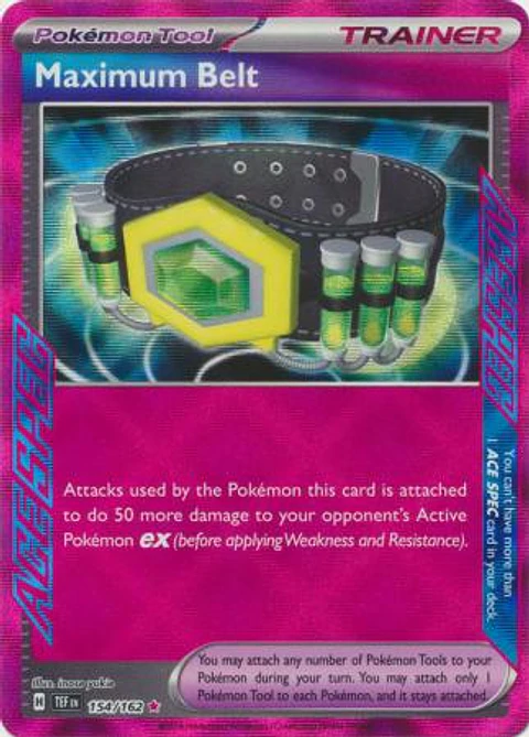 Pokemon TCG Maximum Belt - 154/162 - Ace Rare Ingles
