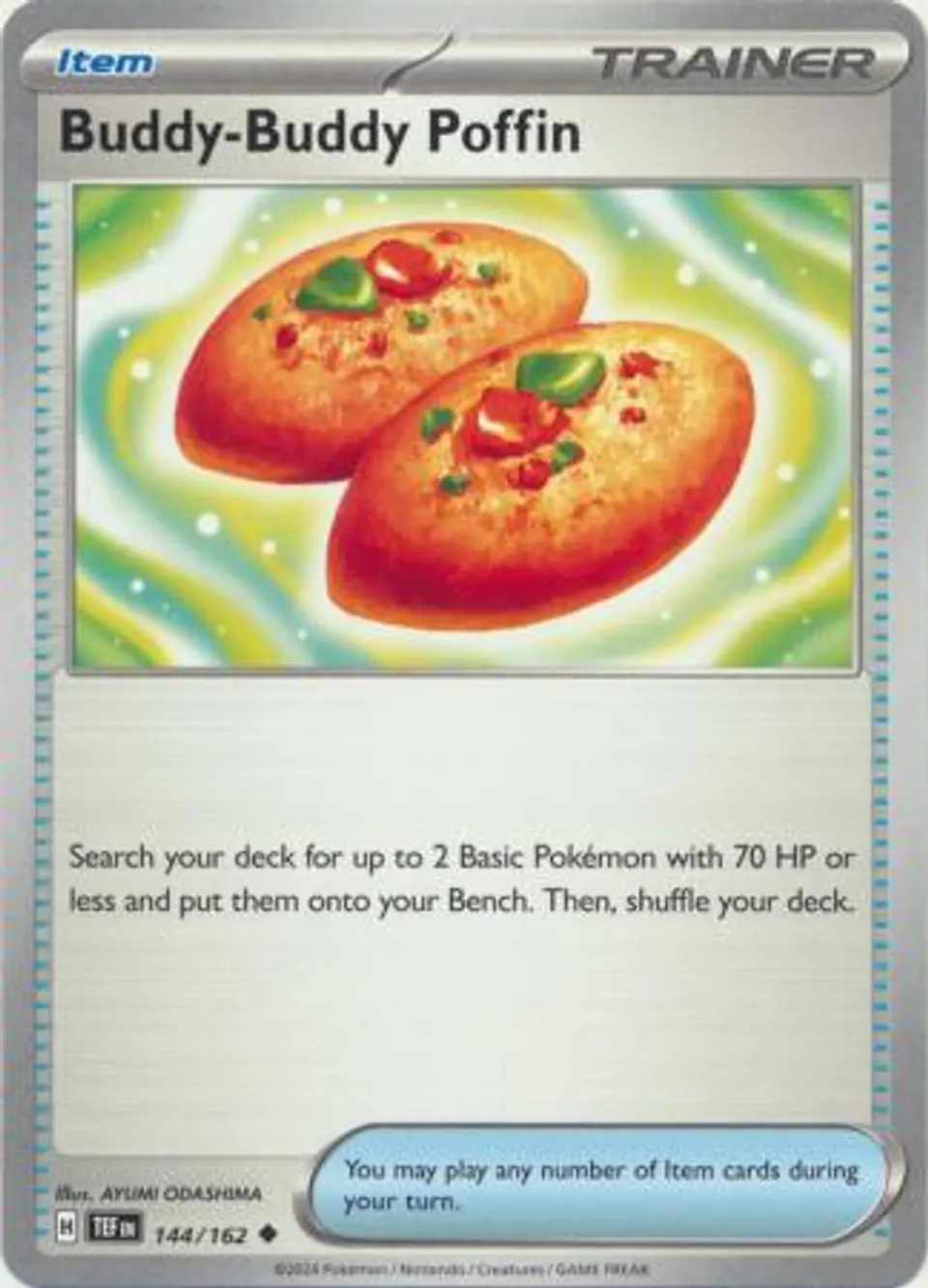 Buddy-Buddy Poffin - 144/162 - Uncommon (Español) 1