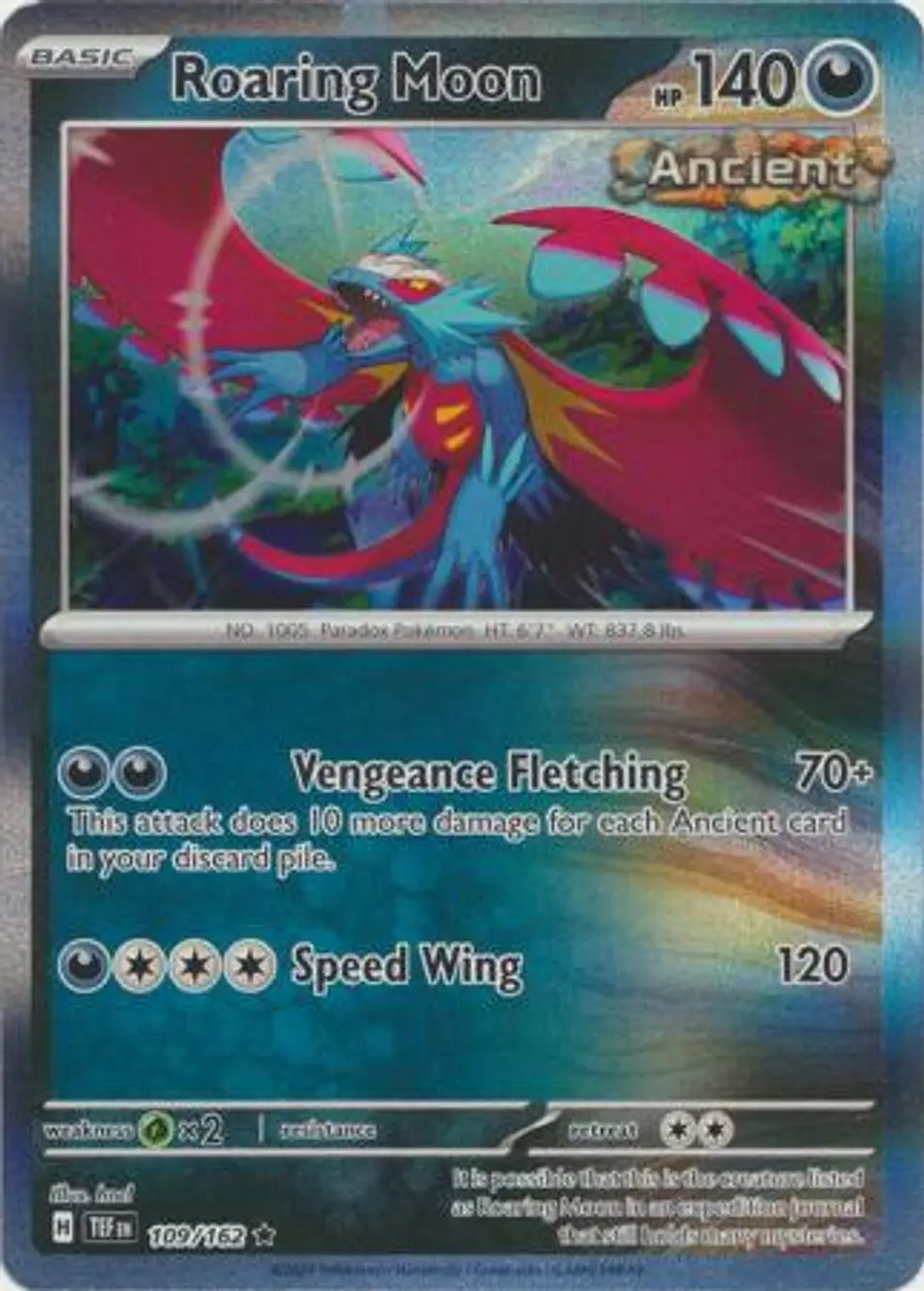 Roaring Moon - 109/162 - Holo Rare (Español) 1