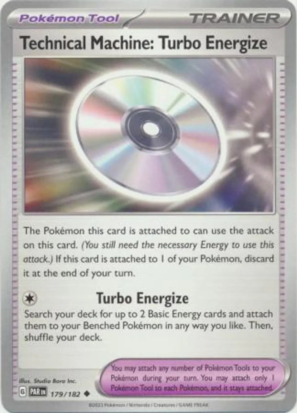 Technical Machine: Turbo Energize - 179/182 - Uncommon 1