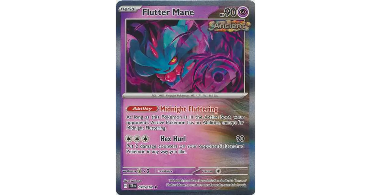 Flutter Mane - 078/162 - Holo Rare (Español)