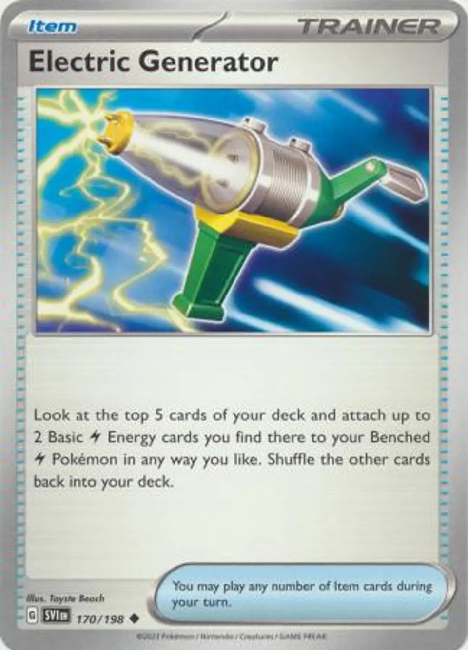 Electric Generator - 170/198 - Uncommon 1