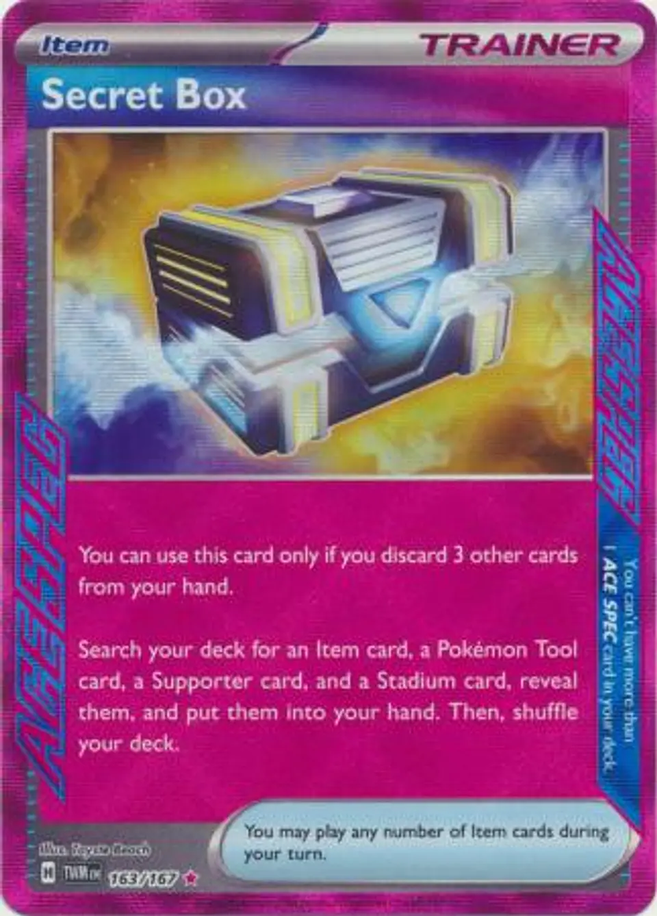 Secret Box - 163/167 - Ace Rare 1