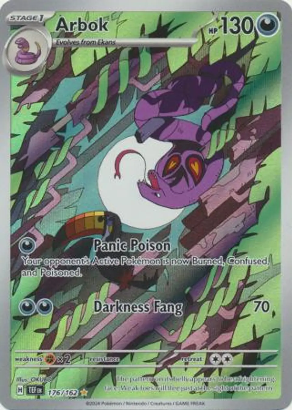 Arbok - 176/162 - Illustration Rare 1