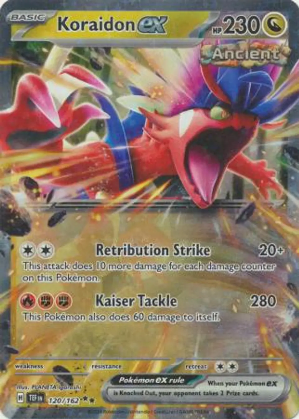 Koraidon ex - 120/162 - Ultra Rare 1