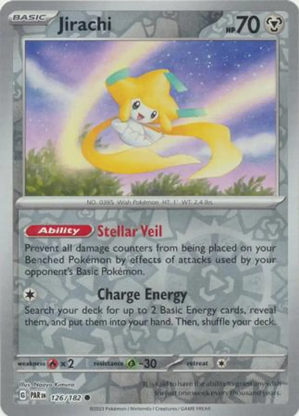 Jirachi - 126/182 - Common Reverse Holo 1